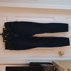 Old Navy Rockstar super skinny dark blue jeans